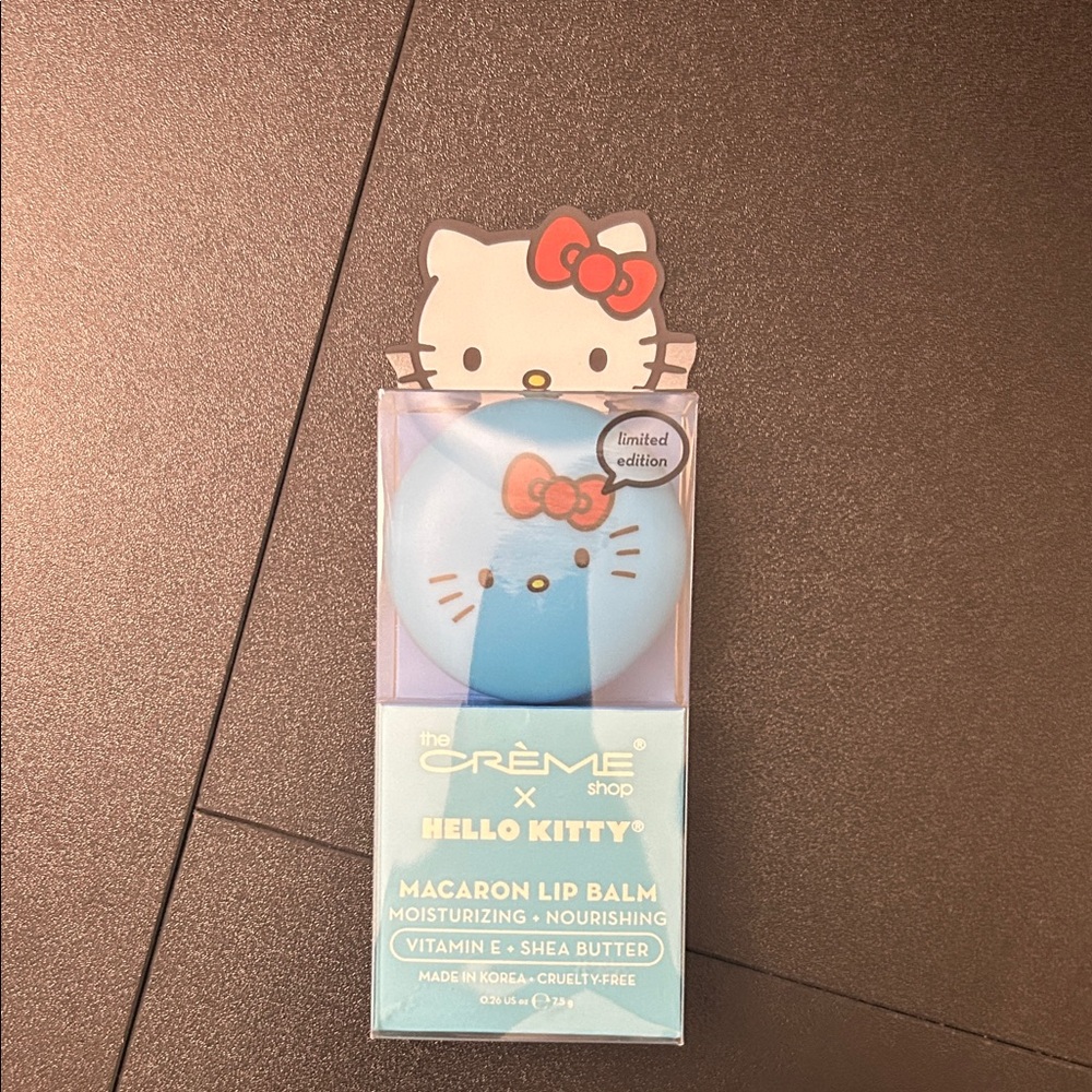 The Creme Shop x Hello Kitty Macaron Lip Balm - Cool as Mint